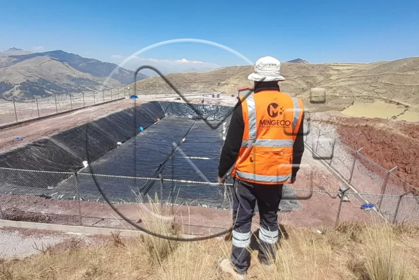 reservorio de geomembrana hdpe