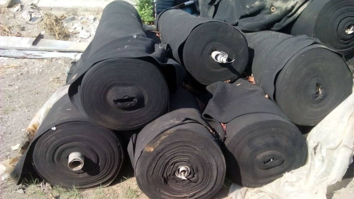 rollos de geotextil no tejido