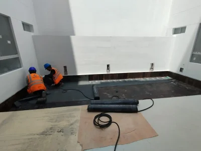 manto asfaltico para jardinera