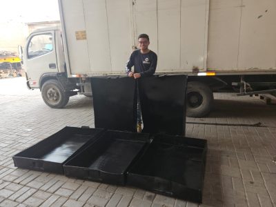 bandejas antiderrame de geomembrana hdpe