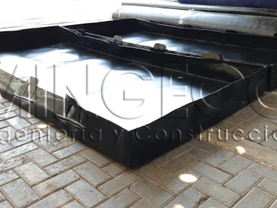 bandeja antiderrame de geomembrana