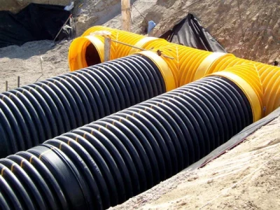 tuberia corrugada hdpe en construccion